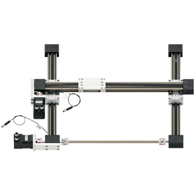 Flat Linear Robot | 2 DOF | 300x300mm | 8kg